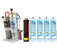 KIT CANNELLO SALDATURA TURBO SET 30 BOMBOLE USA GETTA + 4 OSSIGENO + 1 GAS