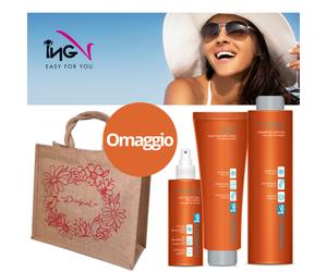 Kit capelli al sole Ing Shampoo doccia Maschera e olio + borsa in omaggio
