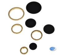 KIT CAPPELLOTTI + SPARTIFIAMMA 4 FUOCHI ARISTON INDESIT ORIGINALE C00053055