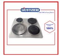 KIT CAPPELLOTTI+SPARTIFIAMMA 4 FUOCHI INDESIT/ARISTON