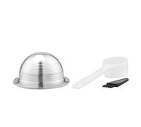 Kit capsule di caffè riutilizzabili in acciaio per Nespresso Vertuo