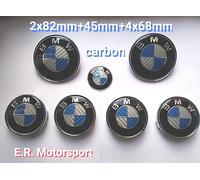 Kit Carbon 7 pz 2x82mm+45mm+4x68mm Blu Bianco