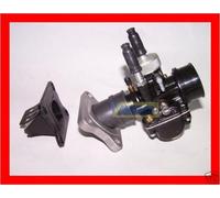 KIT CARBURATORE 19 RACING + COLLETTORE LAMELLARE MHR MALOSSI AM6 e DERBI