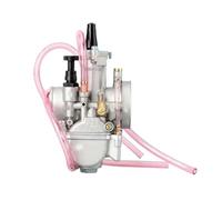Kit Carburatore Carburatore Universale Per Motociclette Carburatore Per PWK 24 Mm 26 Mm 28 Mm 30 Mm 32 Mm 34 Mm 2T 4T Power Jet Engine(Silver 34MM)