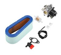 Kit Carburatore Completo con Filtro Aria e Carburante in Metallo Durevole per Tecumseh OHV125 OHV130 OHV135 OV358EA, per Manutenzione Domestica, Riparazioni Fai-da-Te, Attrezzature da Giardinaggio