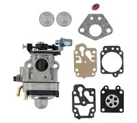 Kit carburatore con apertura laterale da 15 mm per decespugliatore da 43 cc, 47 cc, 49 cc, 52 cc, tagliasiepi, tosaerba, soffiatore, motosega, per tagliabordi, coltivatore, parti di riparazione del