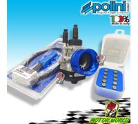 KIT CARBURATORE DELL'ORTO PHBG 19 + GETTI E CAVO ARIA MANUALE POLINI PIAGGIO