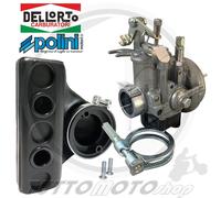 KIT CARBURATORE DELL'ORTO SHBC 19-19 E-FILTRO ARIA POLINI VESPA PK 125- S-XL-ETS