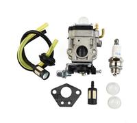 Kit carburatore, parti di ricambio per tosaerba Florabest FBS 43 A1, FBK 4 B2 4 in1, per Parkside PBK 4 A1, PBS 2 A1
