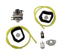 Kit carburatore per decespugliatore Hyper Tough HY26SST 26cc - Compatibile con Black MAXs BM25CSAC 25cc - Include linee carburante per lampadine primer