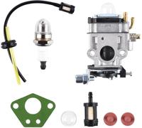 Kit Carburatore per Motore Decespugliatore 43Cc 49Cc 52Cc, Carburatore Con Guarn