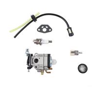 Kit carburatore per soffiatore a foglie Kawasaki per motori 23CC 35CC TH23 TH26 TH34 a prova di perdite a prova di perdite con testa di scintilla e linea carburante