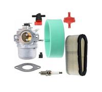 Kit Carburatore Per Trattorino Rasaerba 12,5 CV Per Briggs & Per Stratton LMT 5-4993 Per Filtro Aria Carburante 496894S 496894