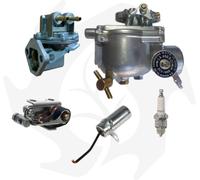 Kit carburatore, pompa carburante, candela, puntine e condensatore LA 400 - 490