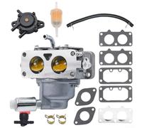 Kit carburatore tosaerba con pompa carburante e guarnizioni compatibile con motori Briggs & Stratton V-Twin 40G777 40H777 407777 406777 44K777 44M777 49M977 49T877 44T977 sostituisce