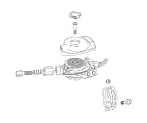 KIT CARCASA MANDO CAMBIO TRIG.SRAM GX EAGLE DERECH