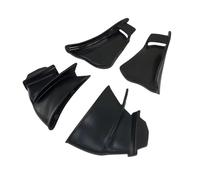 kit carenatura 4 Pezzi ABS Spoiler Laterale Per Motocicletta Alettone Anteriore Aerodinamico Fisso Parti Per D&ucati Per Panigale V4S 2018-2022(Matte Black)