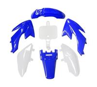Kit carenatura in plastica for motociclette compatibili con CRF50 XR50 2021(4 for Blue 3 White)