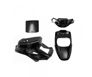 Kit carenatura One per scooter Yamaha 50 BWS ante 2003, 4 pezzi, nero lucido,