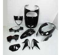 Kit carenatura S-Line compatibile con Scooter Honda 150 SH 2005-2008 10 pezzi nero lucido