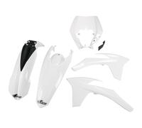 kit plastiche Ktm Exc 125 200 250 300 350 450 500 2012 - 2013 bianco portafaro