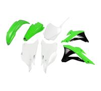 Kit carenatura UFO PLAST in 7 pezzi bianco/verde/nero - 2