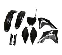 Kit carenatura UFO PLAST in 9 pezzi con protezione per forcella nero