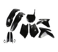 Kit carenatura UFO PLAST in 9 pezzi con protezione per forcella nero