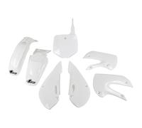 Kit carenatura UFO PLAST in plastica bianca OEM in 7 pezzi