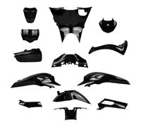 KIT CARENE CARENATURE PLASTICHE NERE HONDA SH 125 150 2020 - 2025