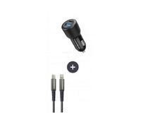 Kit Caricabatterie + Cavo - Thomson - Caricabatterie Per Auto 60 W - Cavo C A L