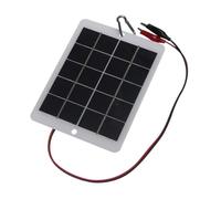 Kit caricabatterie flessibile for pannello solare 10W 5V policristallino portatile for ricarica di batterie esterne Fonte di alimentazione efficiente con clip for dispositivi da 3,7 V a 5 V