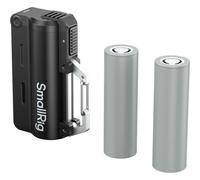 Kit caricabatterie SmallRig 6091 con 2 batterie 21700 da 5000 mAh, colore nero.