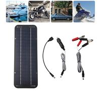 Kit Caricabatterie Solare 12V per Auto Camper Barca con Protezione da Sovraccari
