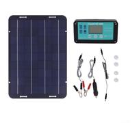 Kit caricabatterie solare da 18 V 40 W con controller, kit di pannelli solari policristallini per auto, camper, yacht, moto, pannello solare policristallino per manutenzione della batteria, per