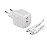 SBS - Kit caricatore da parete 60W Power Delivery e AVS con 2 porte e cavo USB-