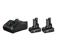 Kit caricatore e batterie 12 V 6 Ah litio-ione Bosch