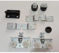 KIT CARRELLO PORTA SCORREVOLE LEGNO GEKO KG 100 PER PORTE SCORREVOLI