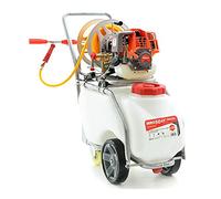 CARRIOLA IRRO MOTOPOMPA IRRORAZIONE A SCOPPIO 4 tempi DISERBO DISINFESTAZIONI