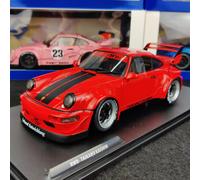 KIT CARROZZERIA AUTO SOLIDA PORSCHE RWB TAIKANO KAISHIN RED 2024 1:18 NUOVO...