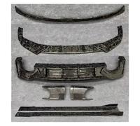 Kit Carrozzeria Completo BC Paraurti Anteriore In Vera Forgiata Diffusore Posteriore Baule Spoiler Minigonne Laterali Per RS6 C8 2019-2024 spoiler anteriore(Body kit D)