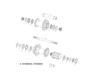 Kit carrozzeria Freewheel Sram X-9 Noir