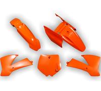 Kit carrozzeria in plastica arancione motocross KTM SX 65 2002-2008