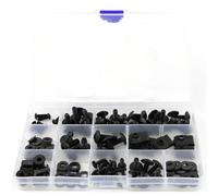 Kit carrozzeria Per Aprilia RS125 1996 1997 1998 1999 2000 2001 2002 2003 2004 2005 Kit Completo Di Bulloni Per Carenatura Completa Per Motocicletta, Clip Per, Bullone E Dado parti(Black)