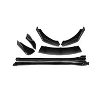 Kit Carrozzeria Per Volvo V40 2013-2019 Splitter Paraurti Anteriore Spoiler Minigonne Laterali Estensioni Angolo Avvolgimento Posteriore Pinne Squalo(Carbon Fiber Look)