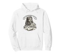 Kit Carson Pathfinder Scout Western Frontier Felpa con Cappuccio