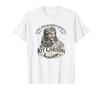 Kit Carson Pathfinder Scout Western Frontier Maglietta