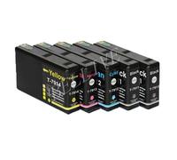 KIT CARTUCCE COMPATIBILE PER EPSON WF 5190DW 4630DWF 4640DTWF 5620DWF 5 PEZZI BL