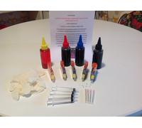 KIT CARTUCCE RICARICABILI 364 CON CHIP NON ORIGINALI PER HP Photosmart B111e