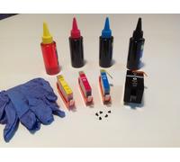 KIT CARTUCCE RICARICABILI 920XL CON CHIP NON ORIGINALI HP PER Officejet 6500